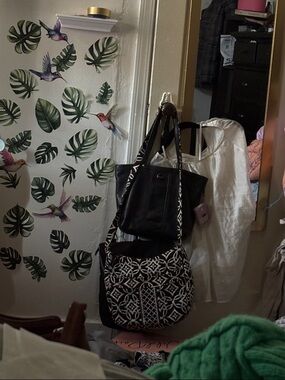 Vera Bradley Black & White Patterned Tote